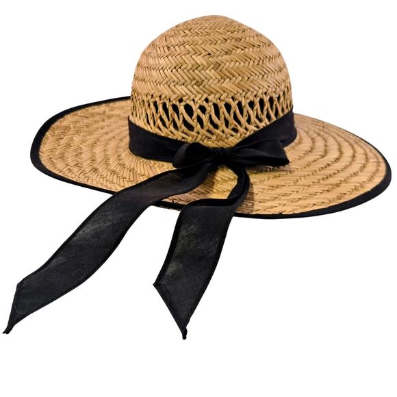 Unbranded Accessories - Women's Wide Brim Sun Hat Easter Garden Fishing Straw Ladies Beach Summer Spring